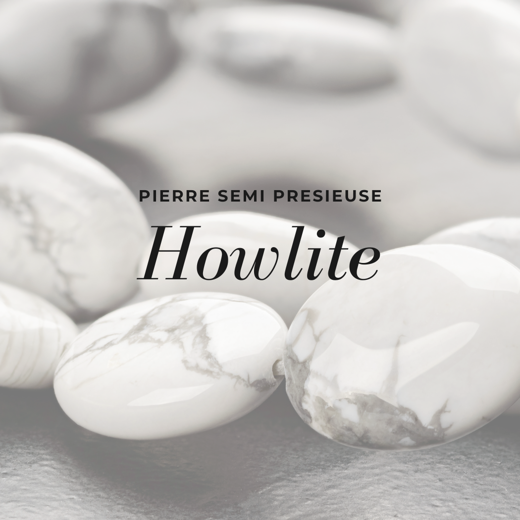 🕊️ Howlite : Vertus, Signification et Comment Utiliser la Pierre Blanche pour le Sommeil et l'Anti-Stress