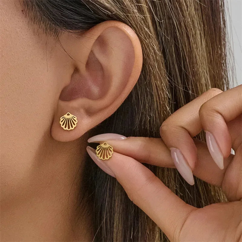 Boucles d'oreilles COQUILLAGE