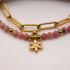 Bracelet BELLA - Rhodonite