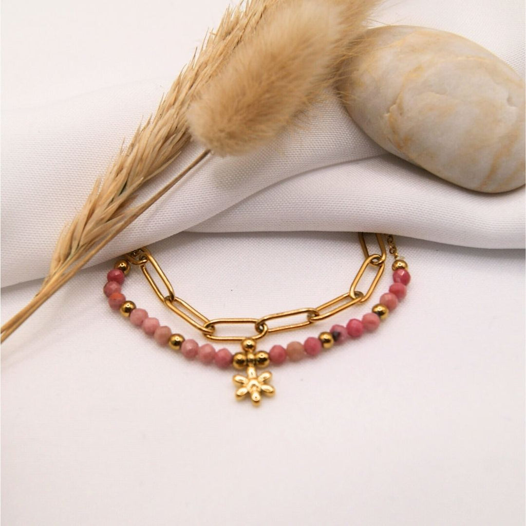 Bracelet BELLA - Rhodonite