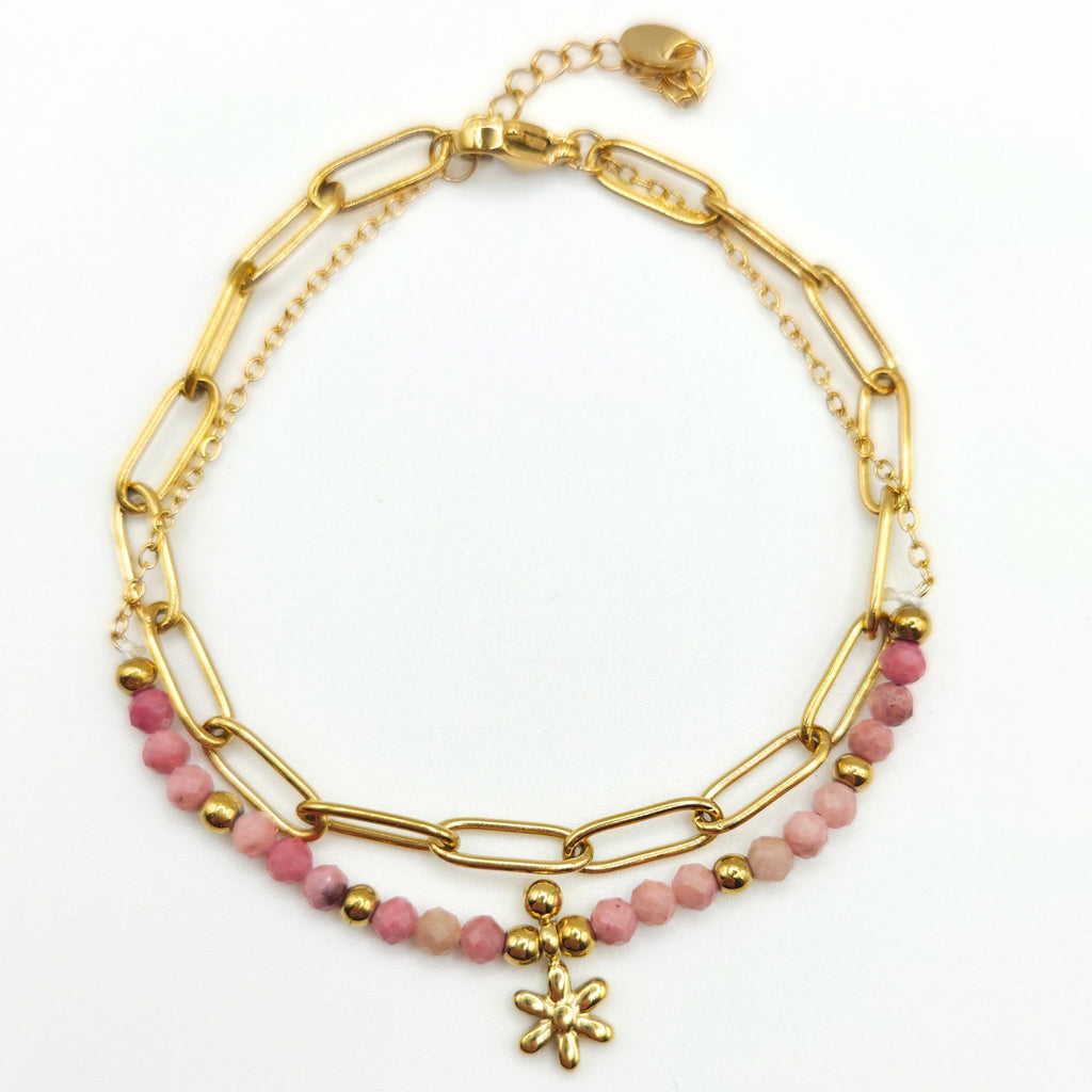 Bracelet BELLA - Rhodonite