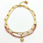 Bracelet BELLA - Rhodonite