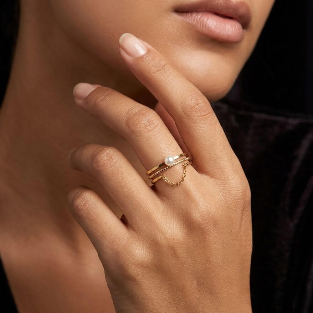 Bague Evidence Dorée