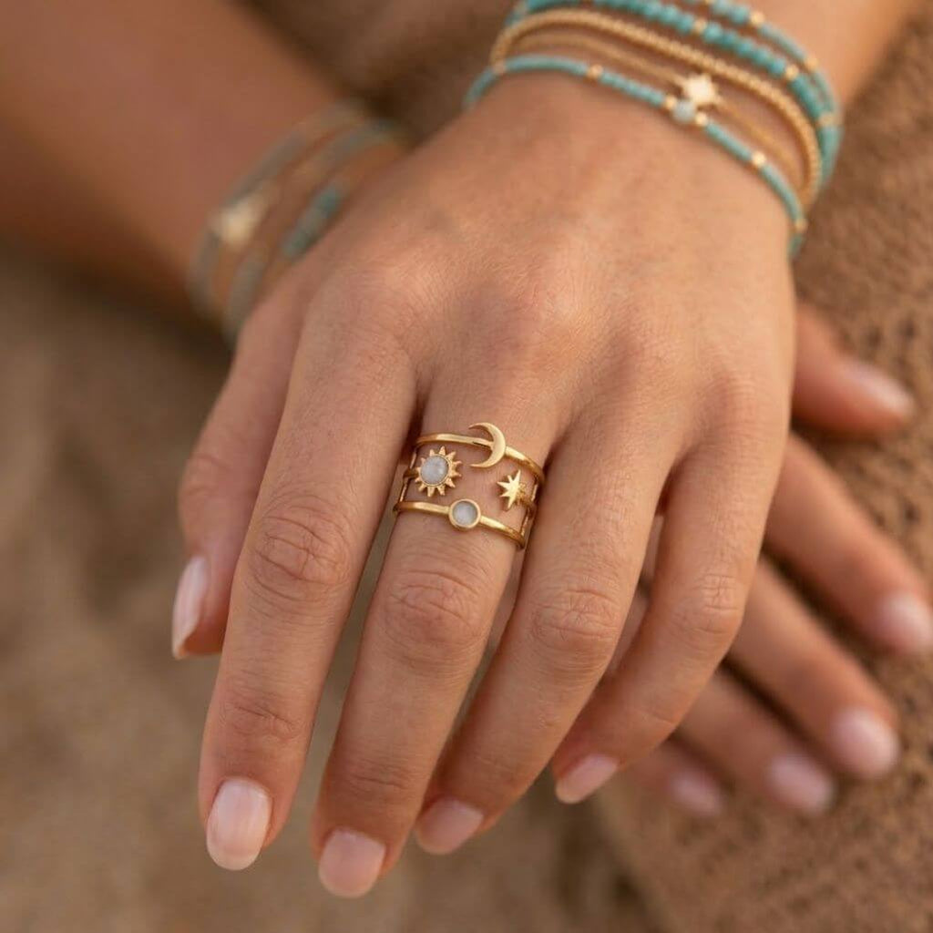 Bague LUNA Blanche