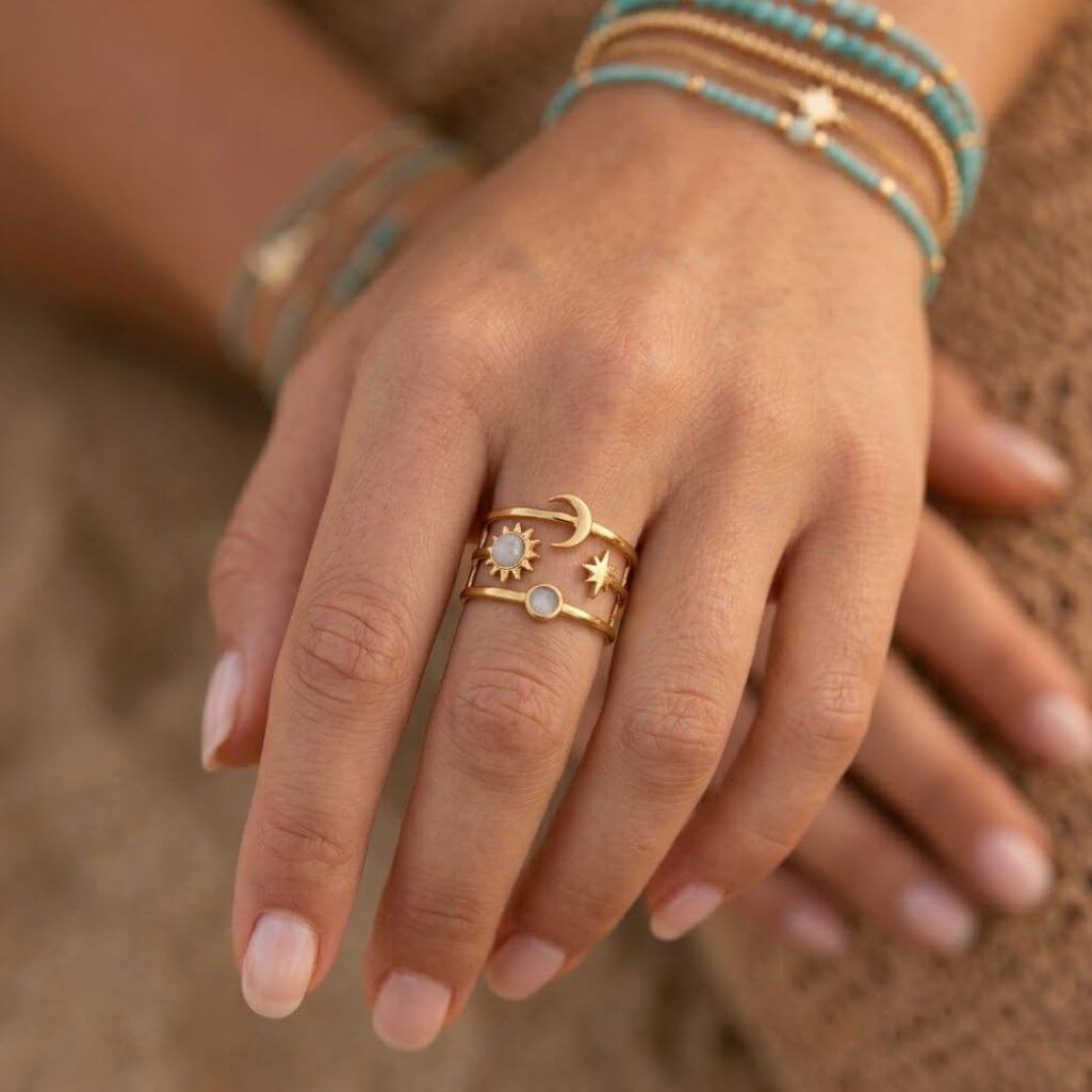Bague LUNA Blanche