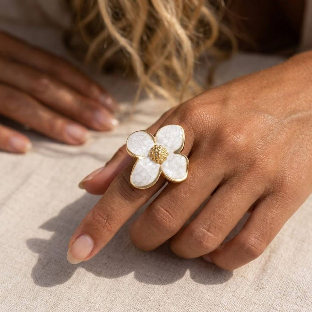 Bague MAGNOLIA Dorée
