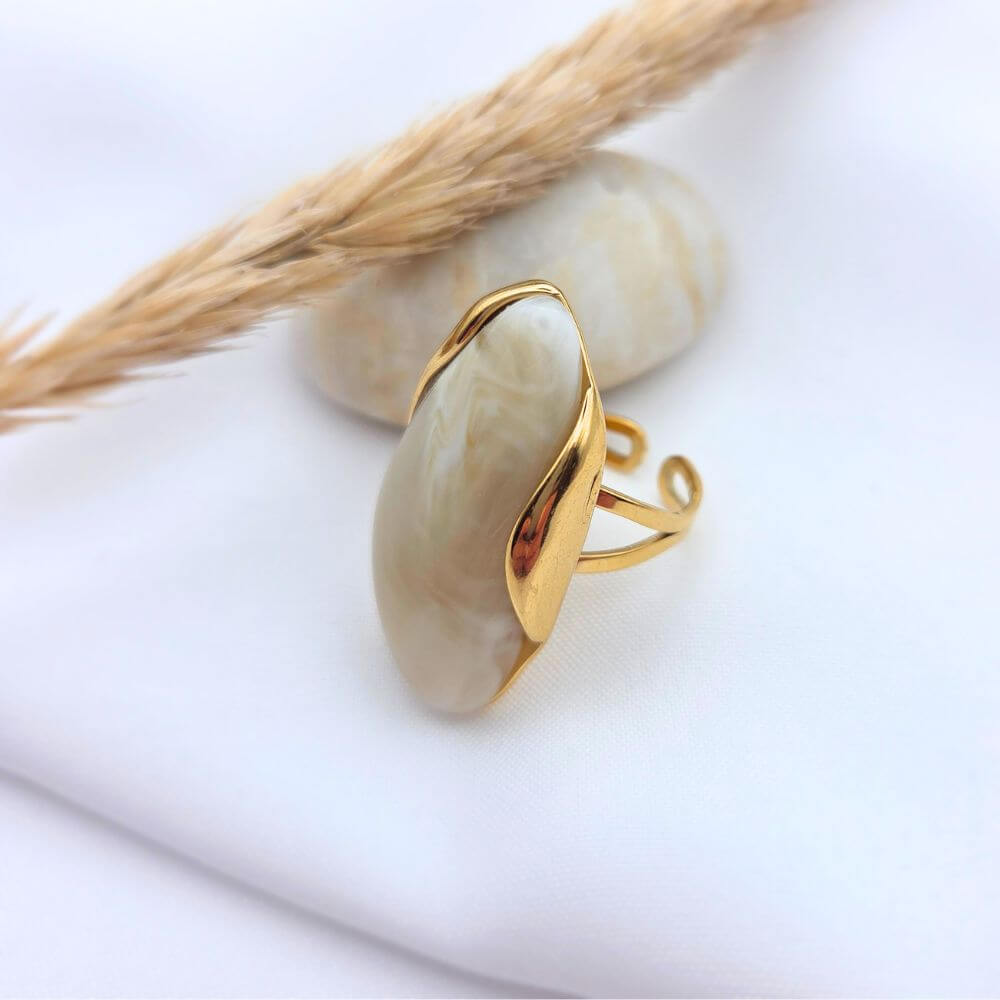 Bague Maddie Beige