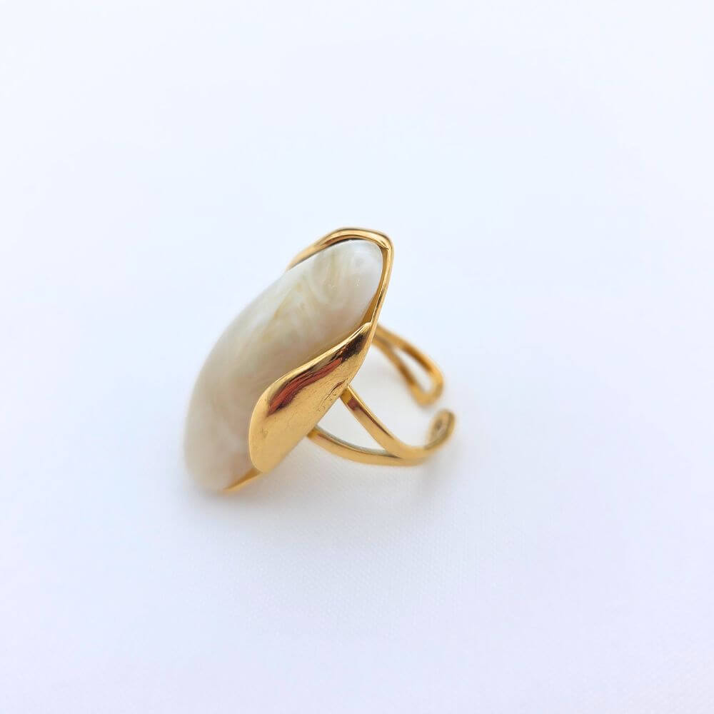 Bague Maddie Beige