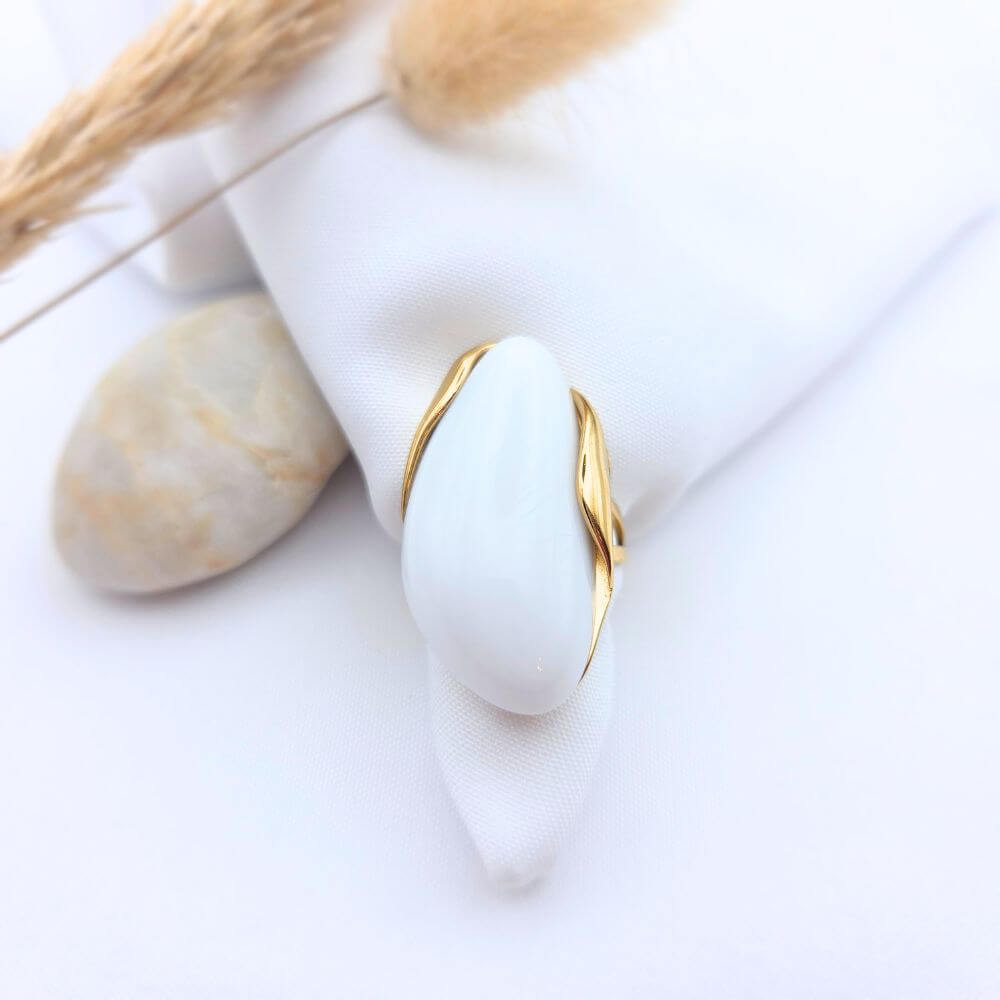 Bague Maddie Blanche