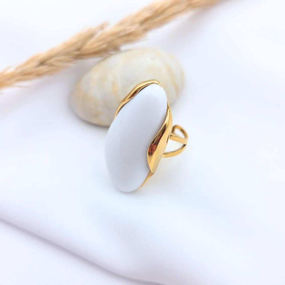 Bague Maddie Blanche