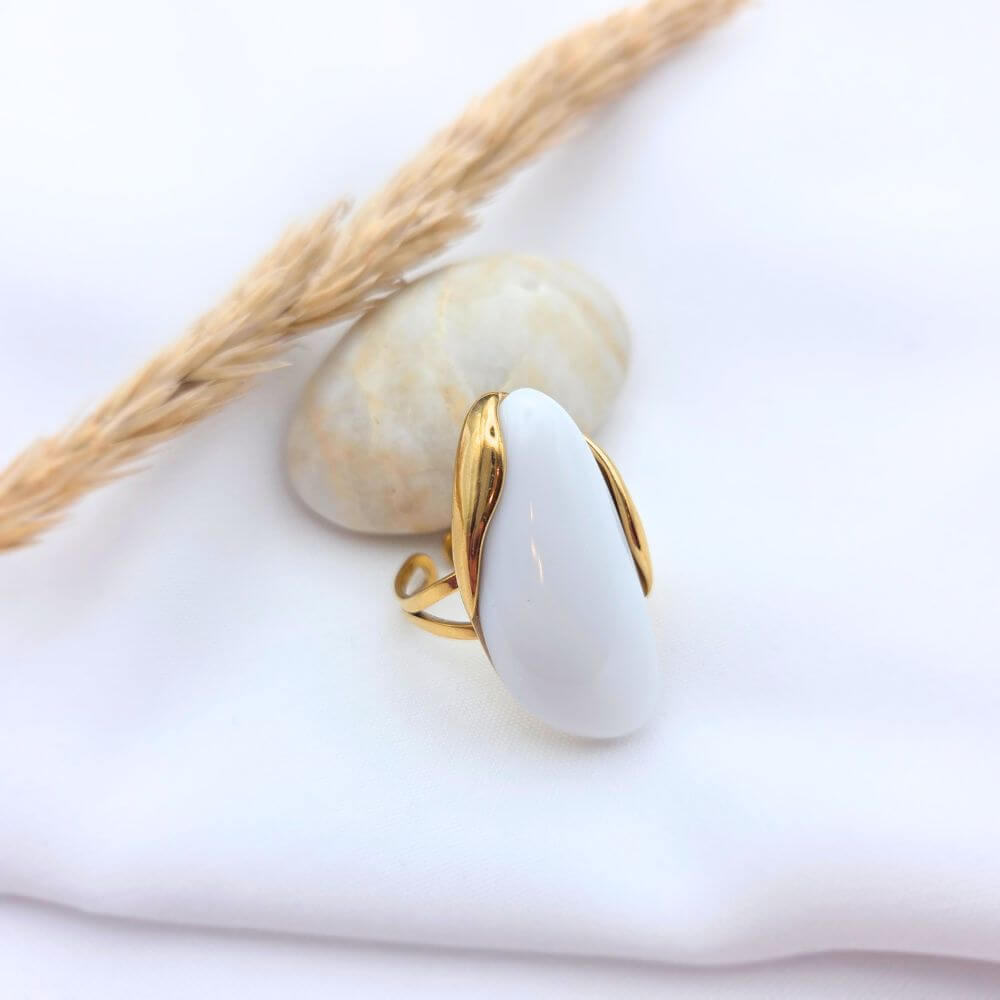 Bague Maddie Blanche