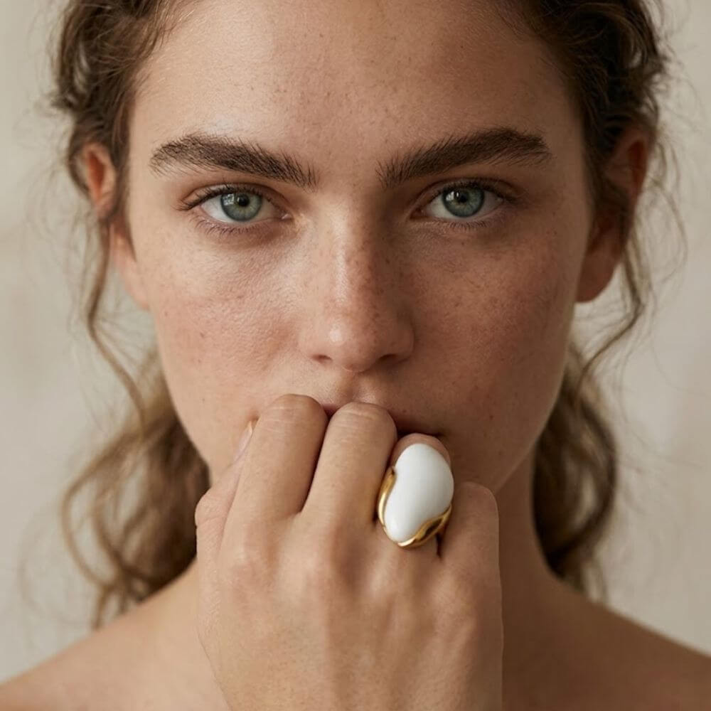Bague Maddie Blanche