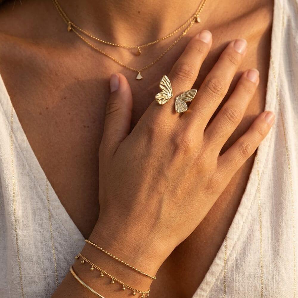 Bague Mariposa Dorée