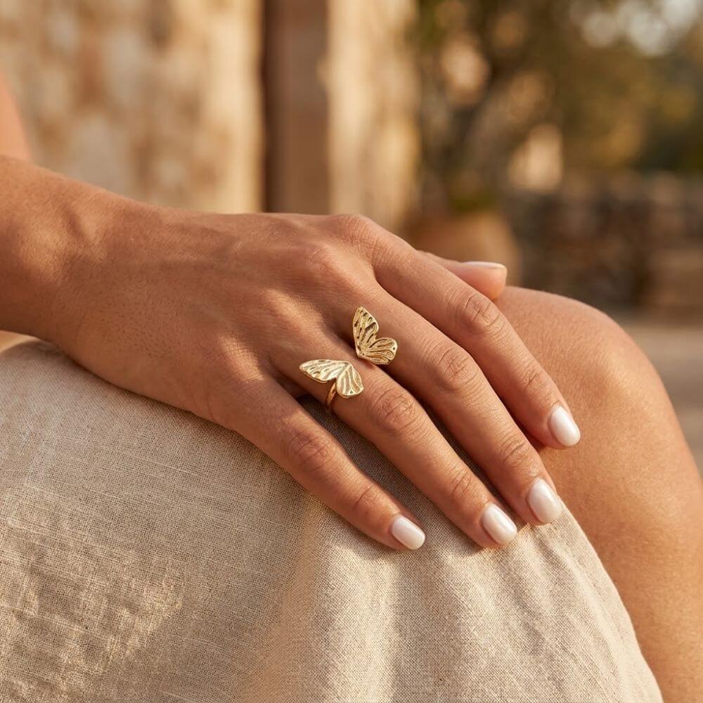 Bague Mariposa Dorée