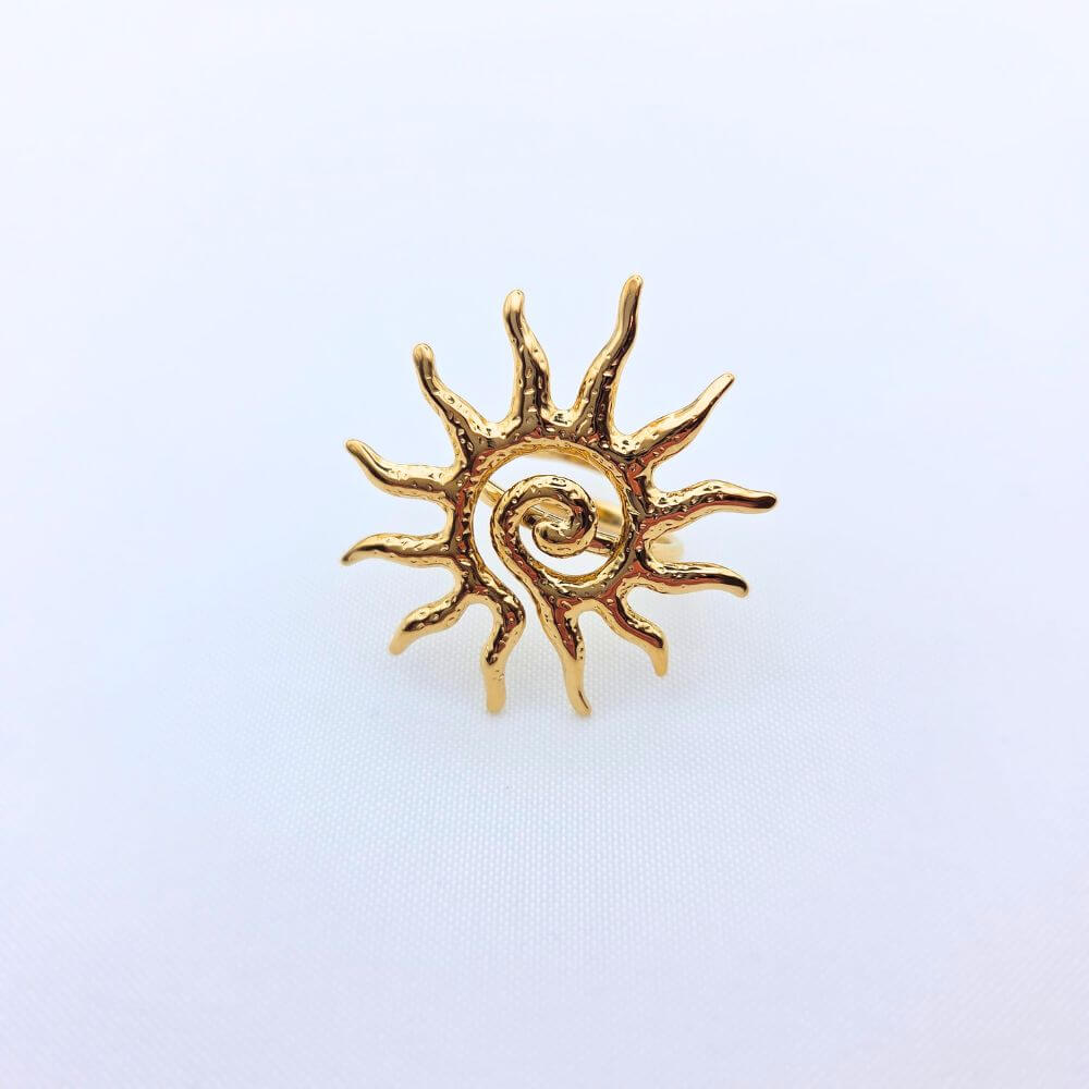 Bague Mimosa Dorée