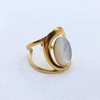 Bague Stella Jade Blanche