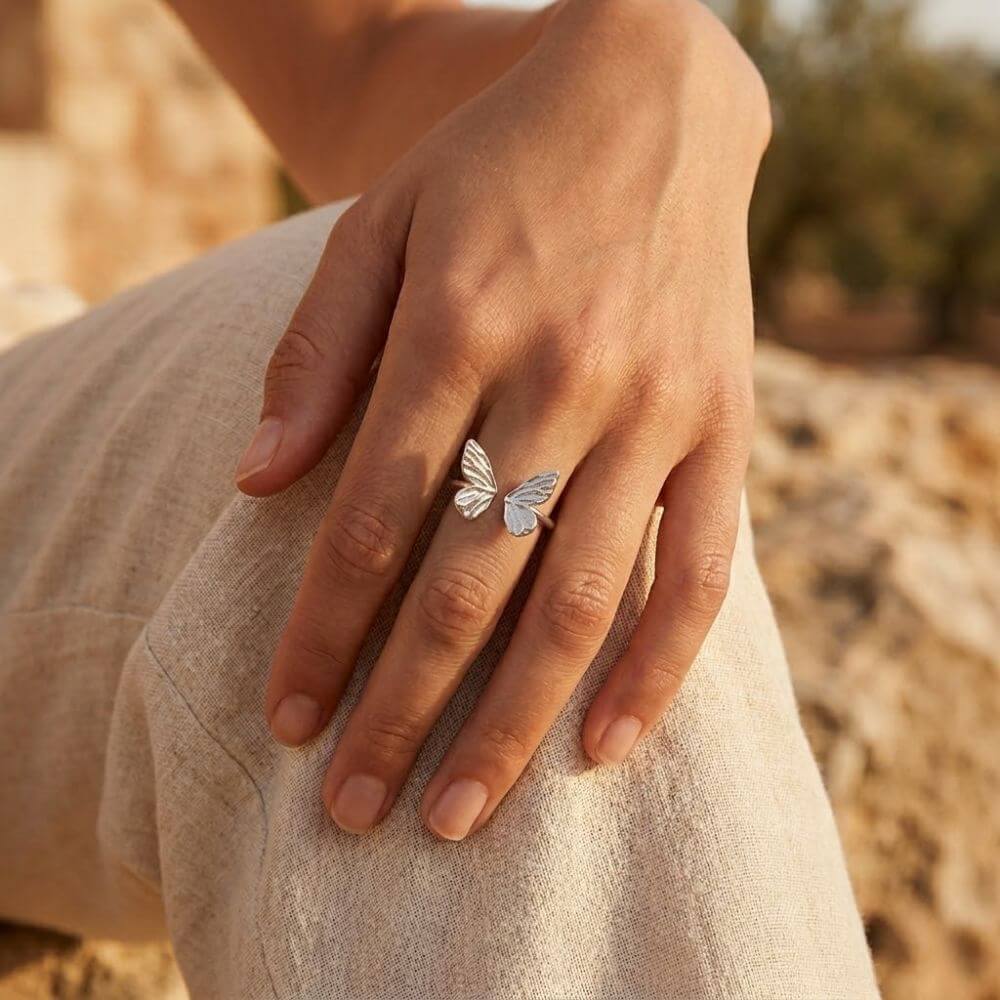 Bague Mariposa Argentée
