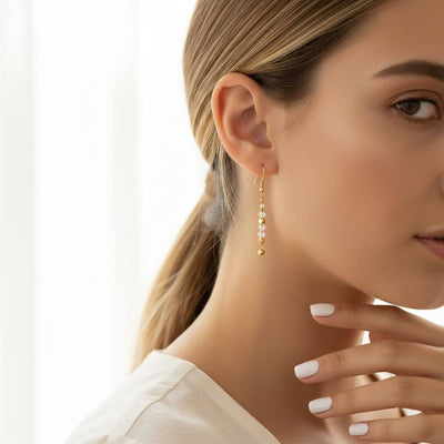 Boucles d'oreilles Giny Citrine