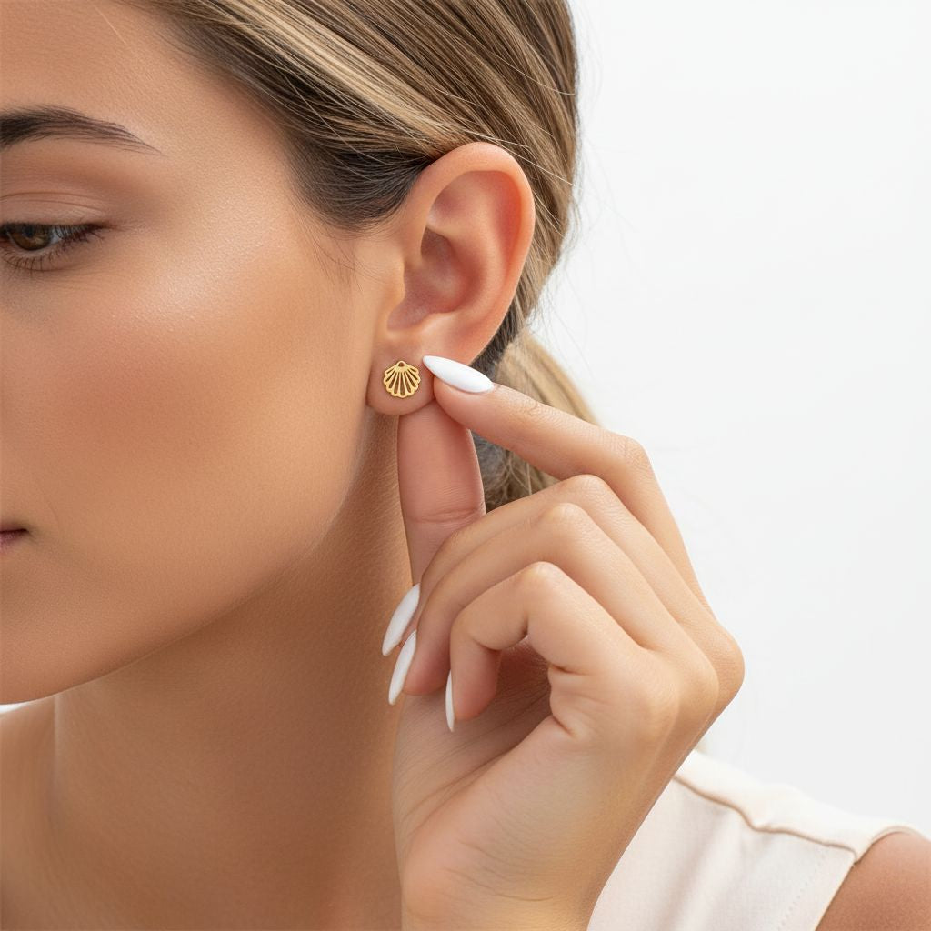 Boucles d'oreilles COQUILLAGE