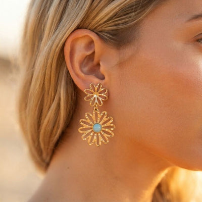 Boucles - IRIS Turquoise