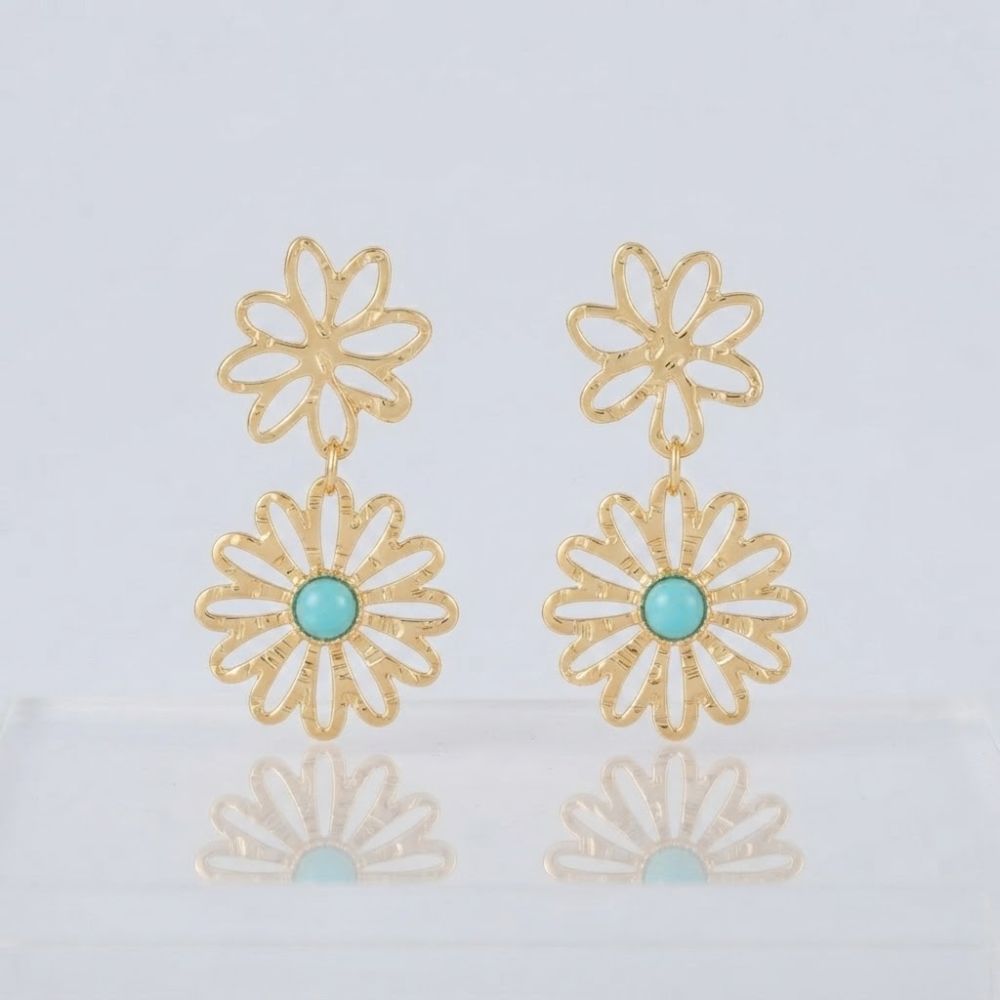 Boucles - IRIS Turquoise
