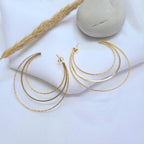 Boucles d'Oreilles ORIANA Dorées