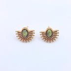 Boucles d'Oreilles AURORA Turquoise Africaine