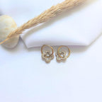 Boucles d'Oreilles FLORINE Dorées