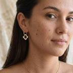 Boucles d'Oreilles FLORINE Dorées