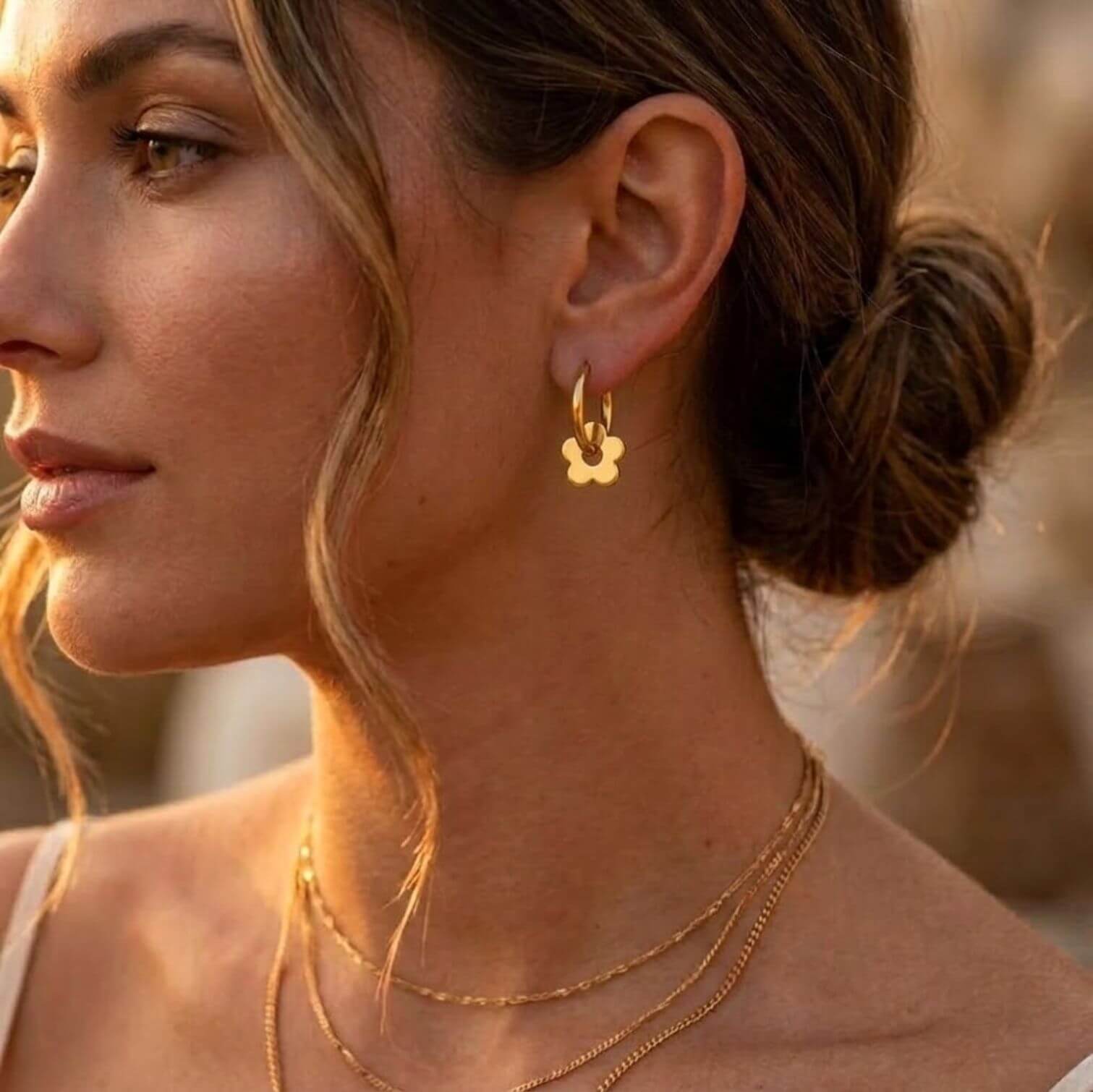 Boucles d'oreilles AUBEPINE