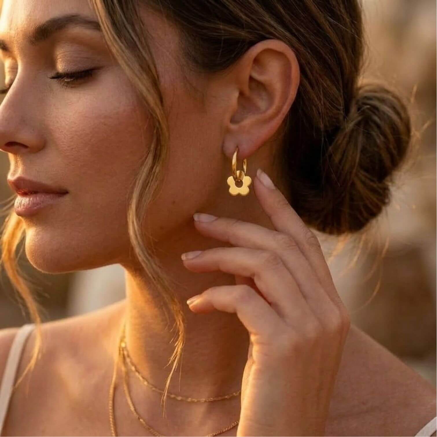 Boucles d'oreilles AUBEPINE