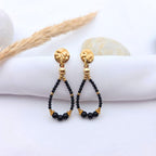 Boucles d'Oreilles Olivia - Onyx