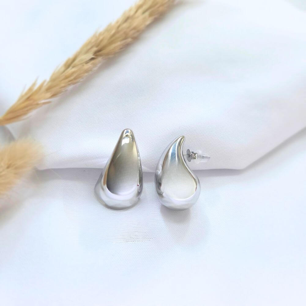 Boucles d'Oreilles Ora Argentées
