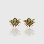 Boucles d'Oreilles AURORA Turquoise Africaine