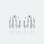Boucles d'Oreilles RAYA Argentées