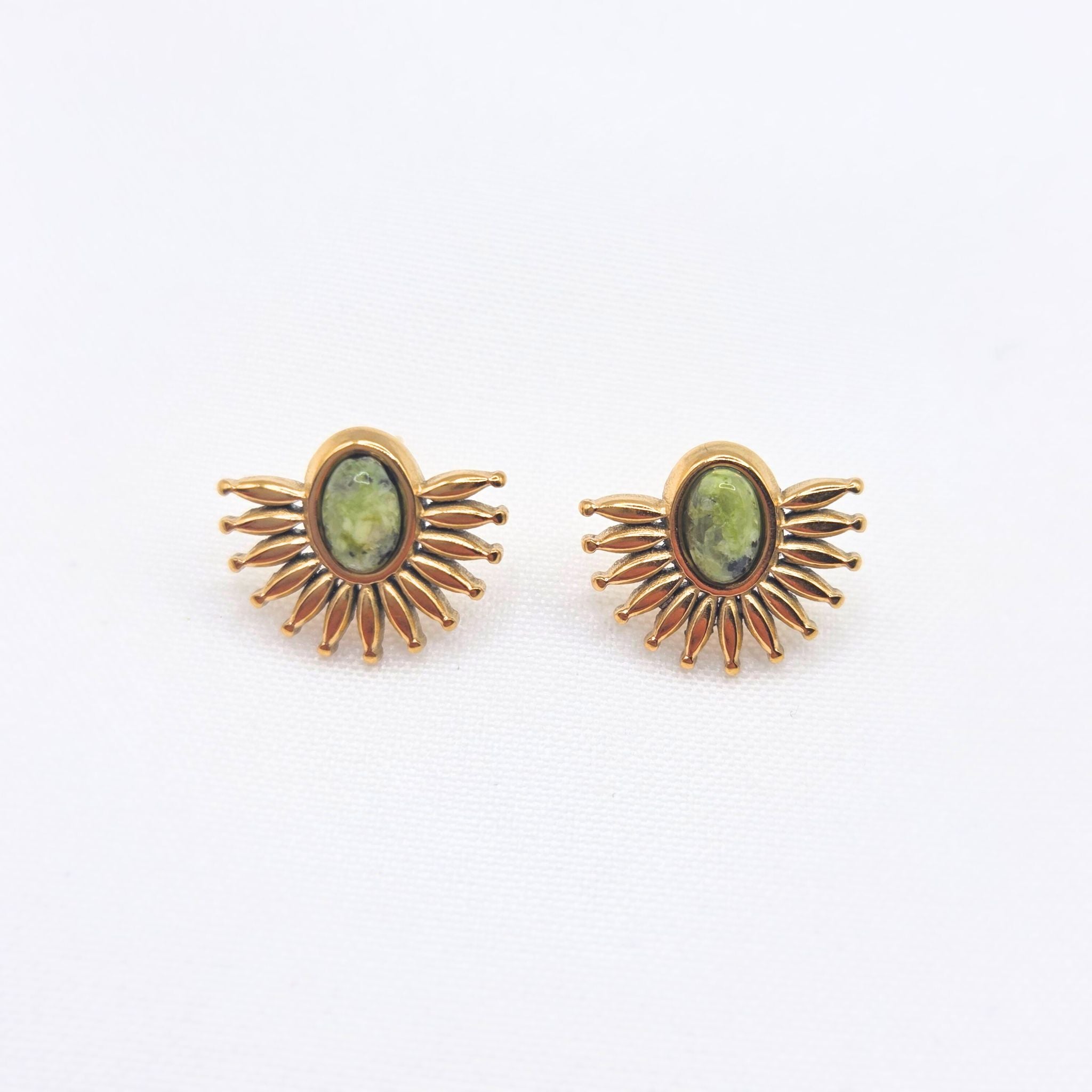 Boucles d'Oreilles AURORA Turquoise Africaine