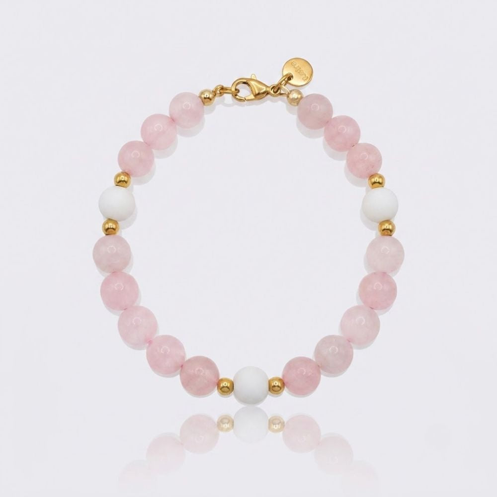 Bracelet - TINA - Quartz Rose