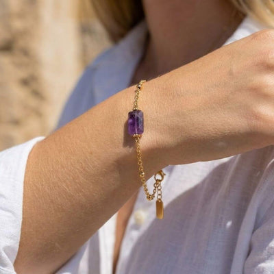 Bracelet PRISMA — Améthyste