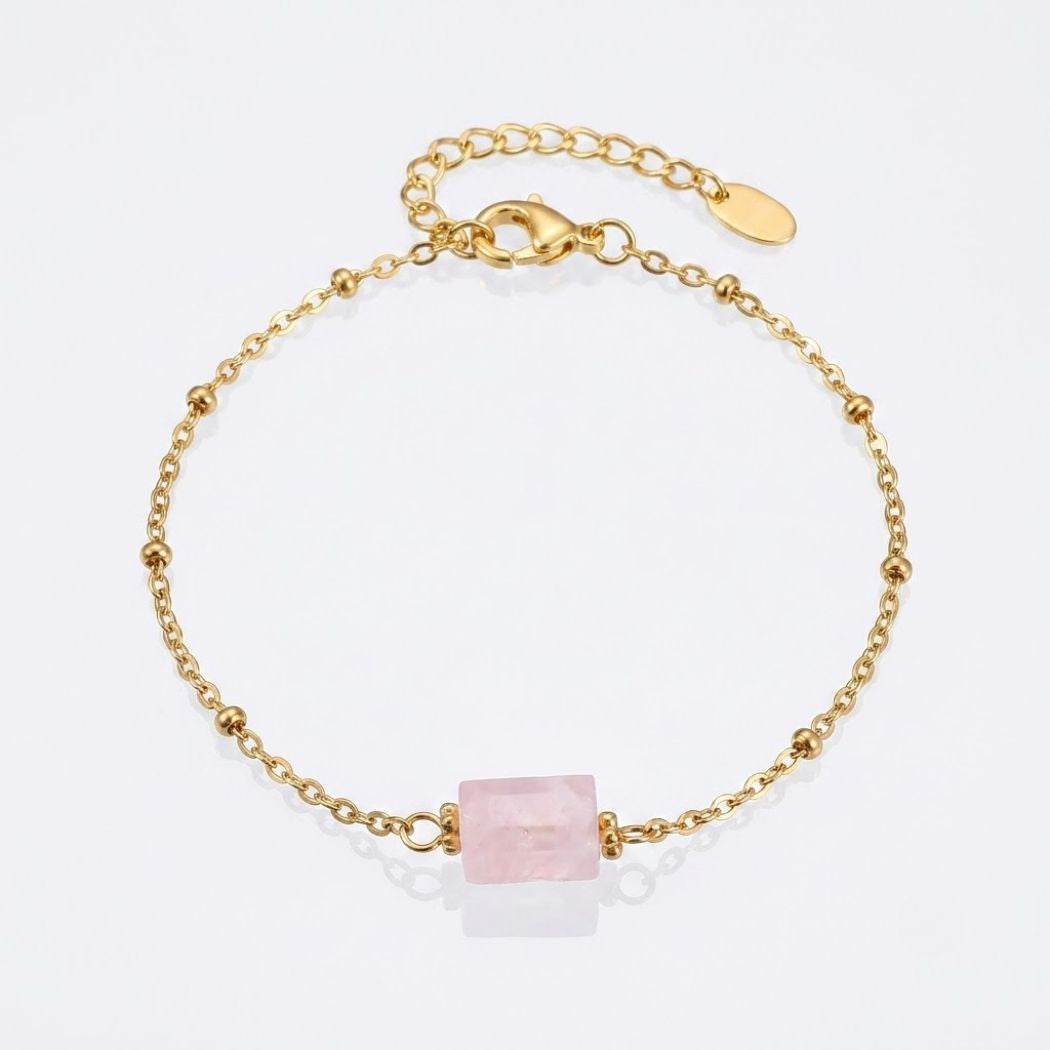 Bracelet PRISMA — Quartz Rose