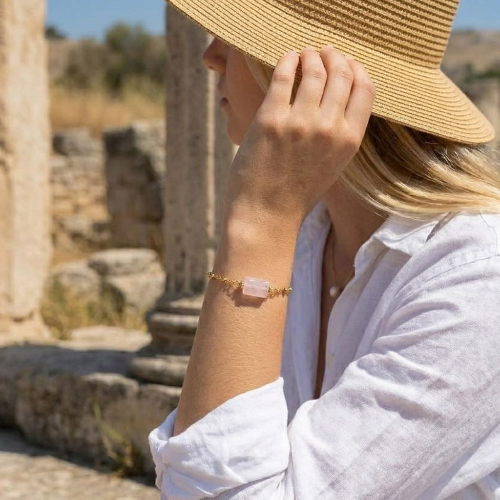 Bracelet PRISMA — Quartz Rose