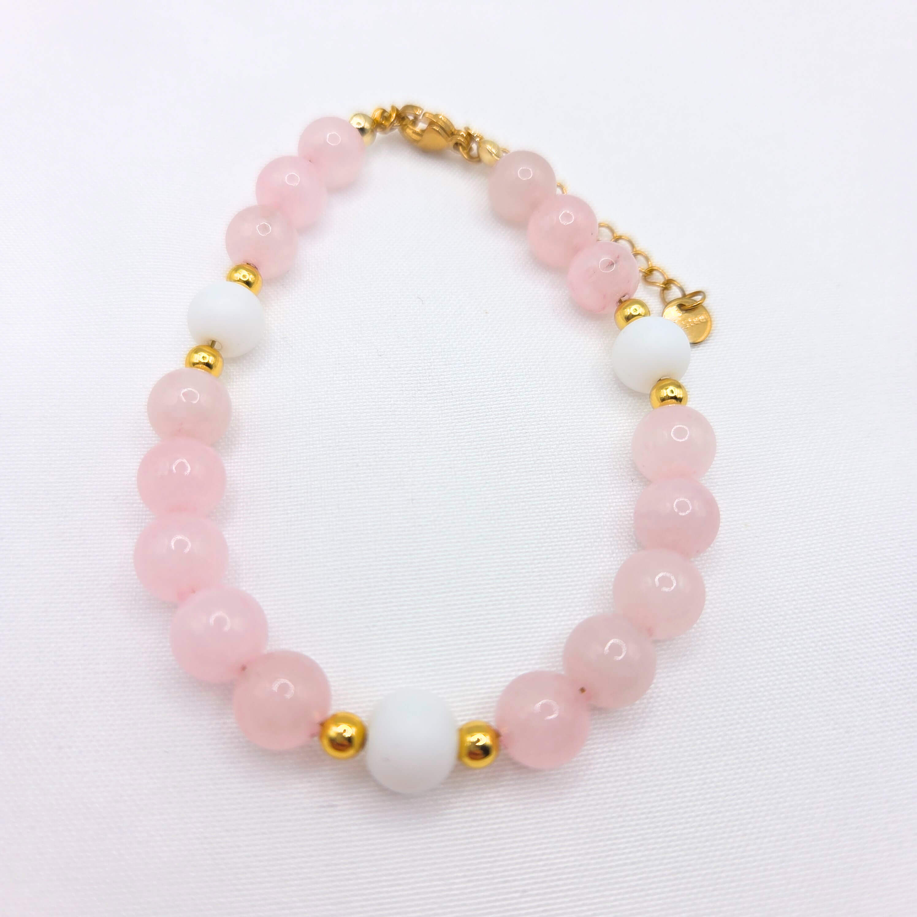 Bracelet TINA - Quartz Rose