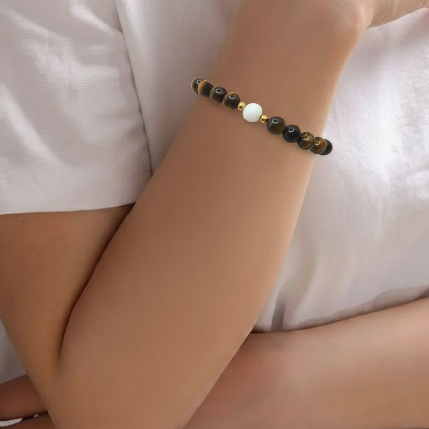 Bracelet TINA - Oeil de Tigre