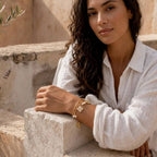 Bracelet Double Tour Céleste Doré