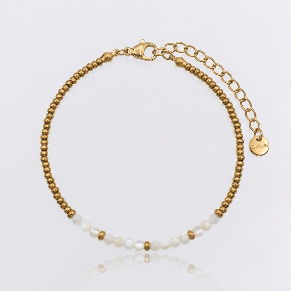 Bracelet - GALANTHUS Jade blanche