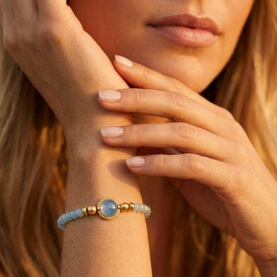 Bracelet - Ondine en Aigue Marine