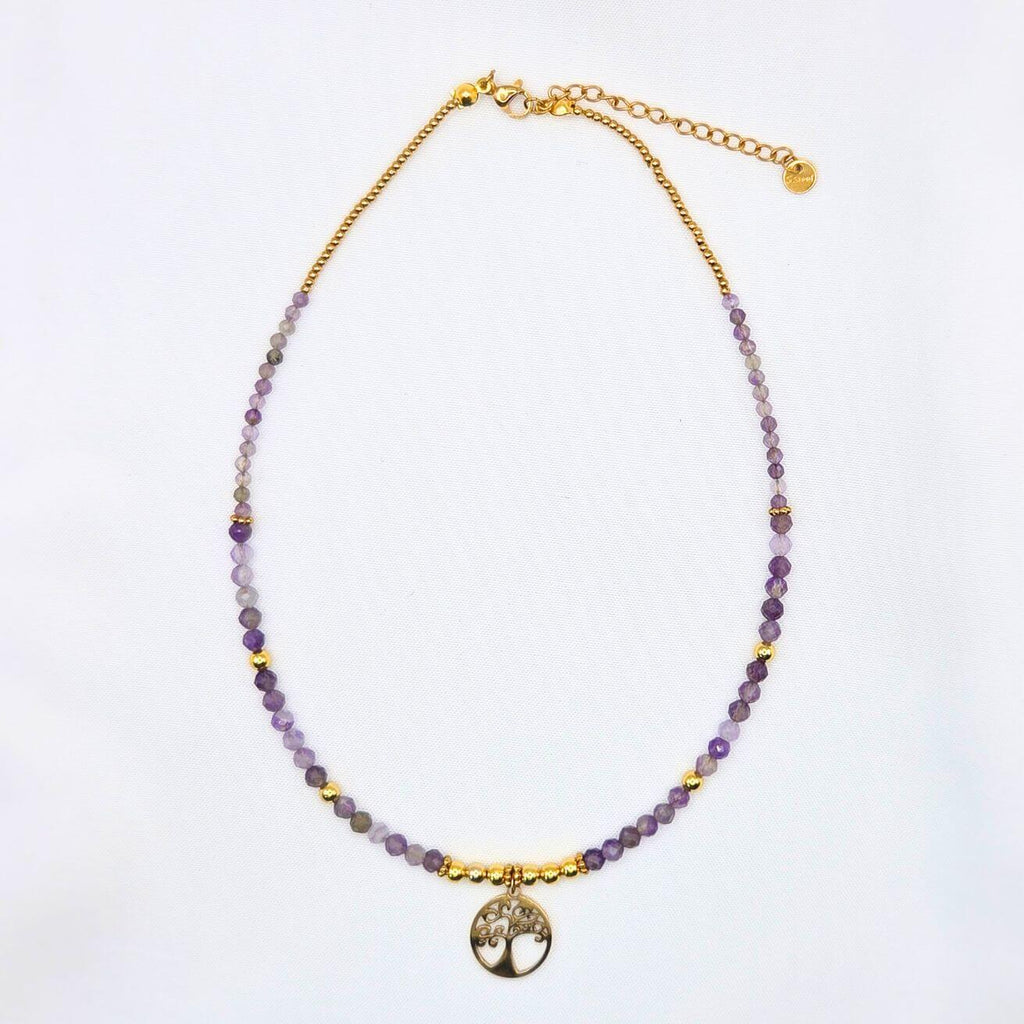 Collier Aismée en Améthyste