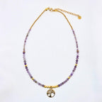 Collier Aismée en Améthyste
