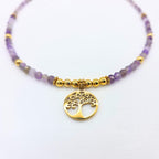 Collier Aismée en Améthyste
