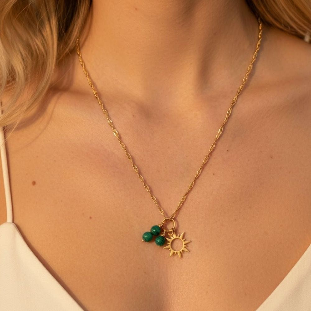 Collier - CHLORIS Malachite