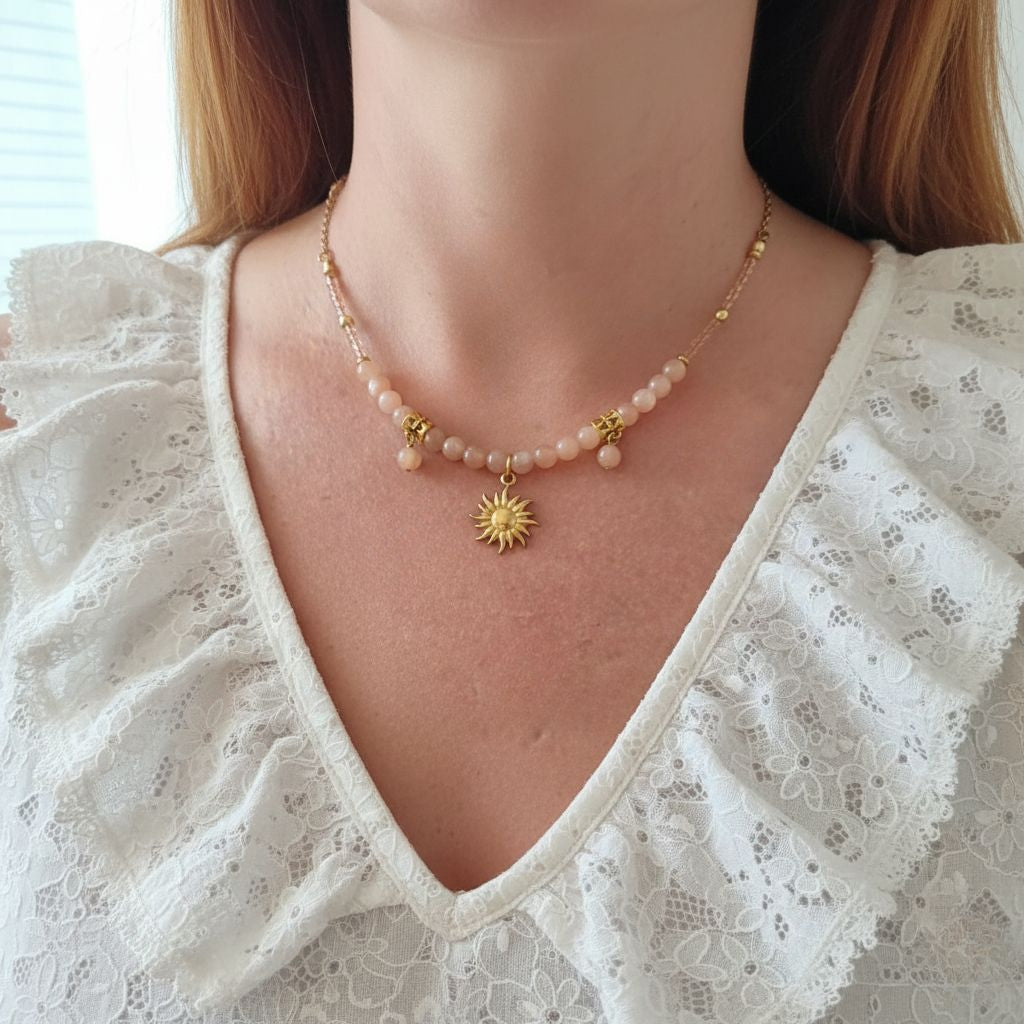 Collier EMMA - Pierre de Soleil